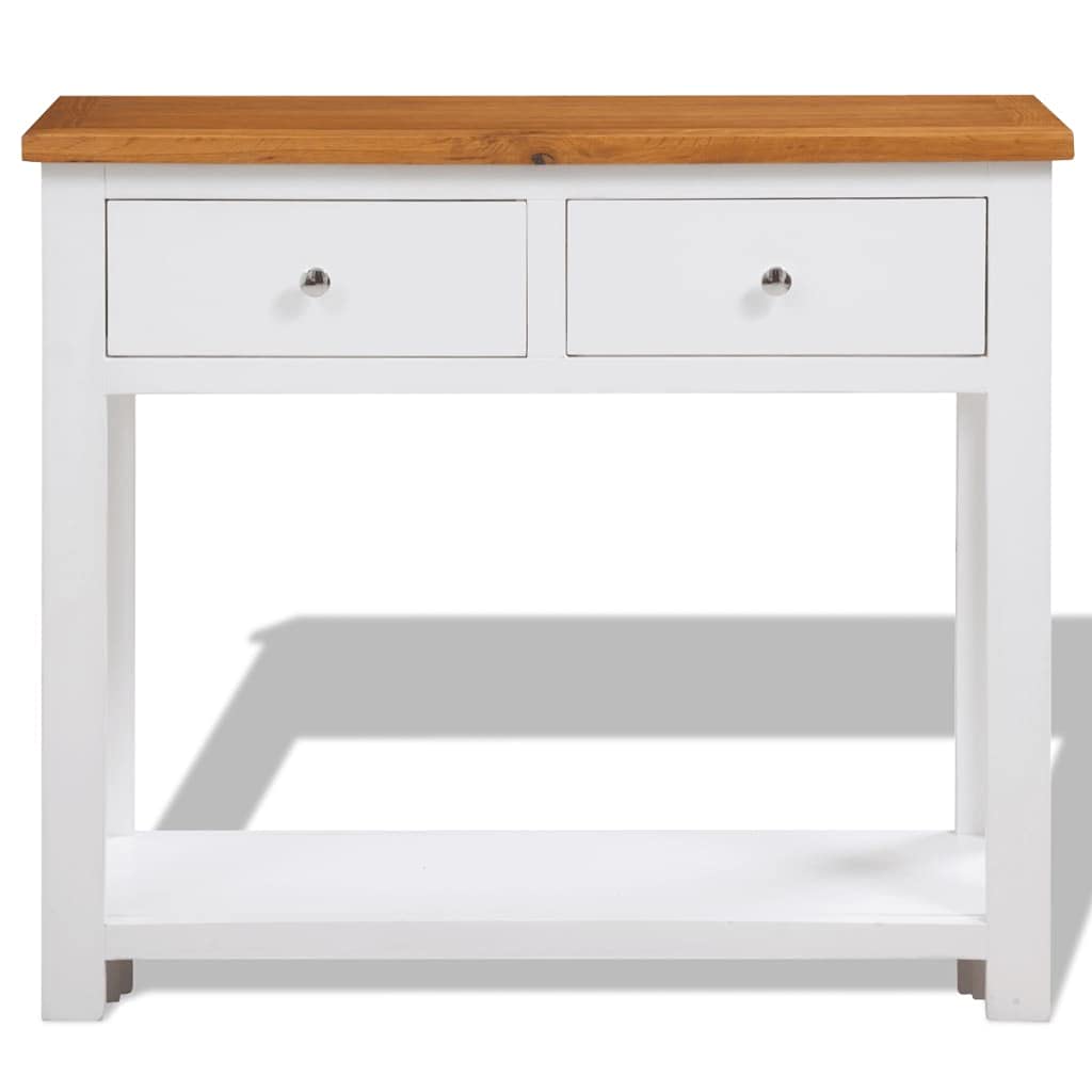 Solid Oak Wood Side Table Y9077