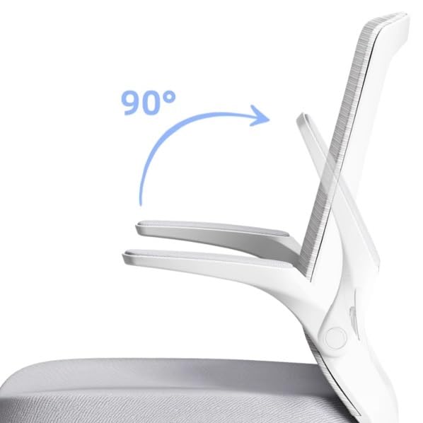 Orange High Back Mesh Office Chair with Adjustable Armrests M210687
