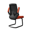 Orange High Back Mesh Office Chair with Adjustable Armrests M210687