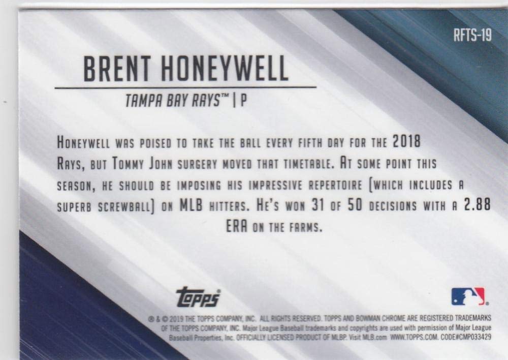 2019 Bowman Mega Box Refractors Baseball Card P140658