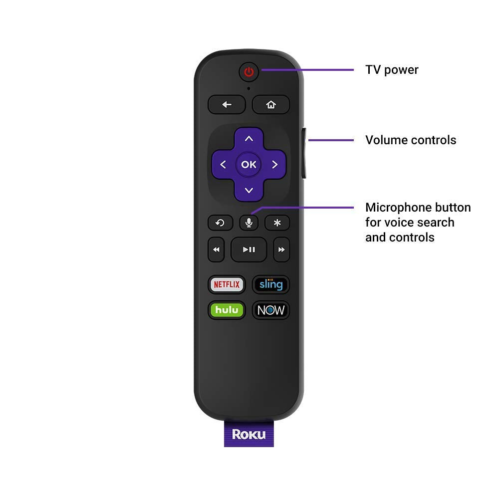 Black Streaming Stick with Voice Remote S5601