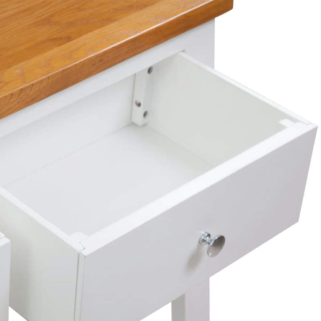 Solid Oak Wood Side Table Y9077