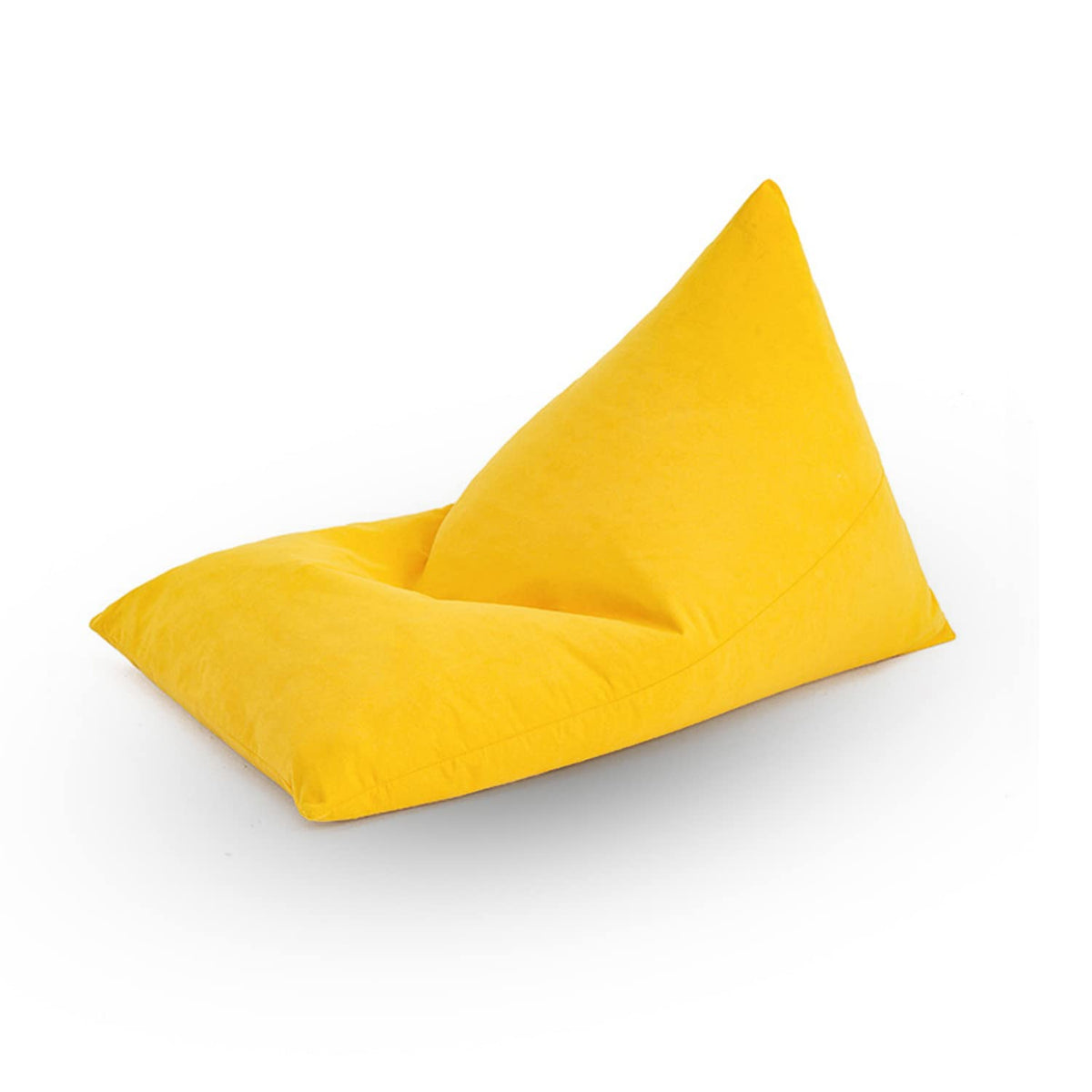 Yellow Beanbag Stuffed Animal Storage Chair Cover B41942