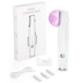 White Rechargeable Dermaplane Razor with 3 Replacement Blades Z9508