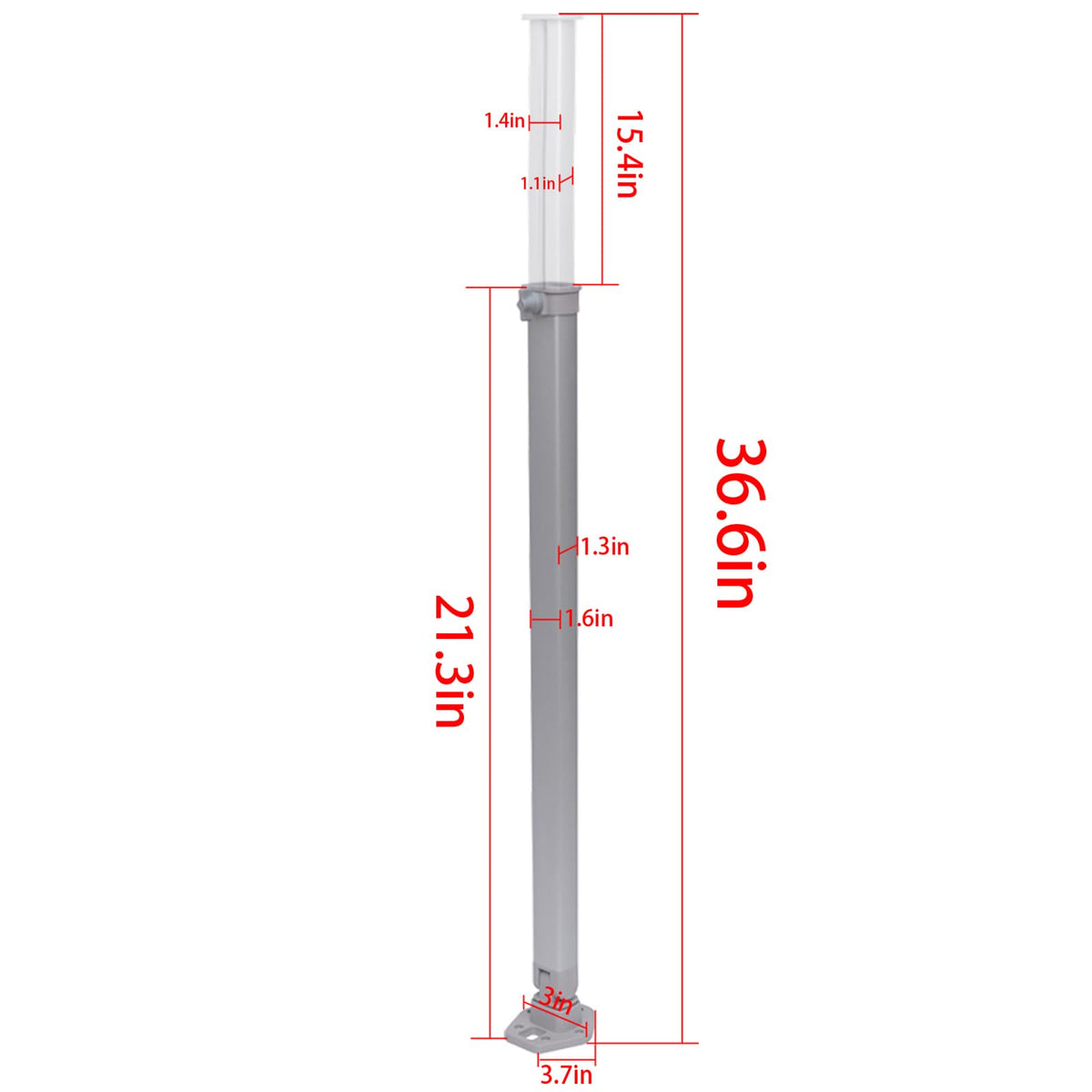 Adjustable Aluminum Alloy Folding Telescoping RV Table Legs N90716