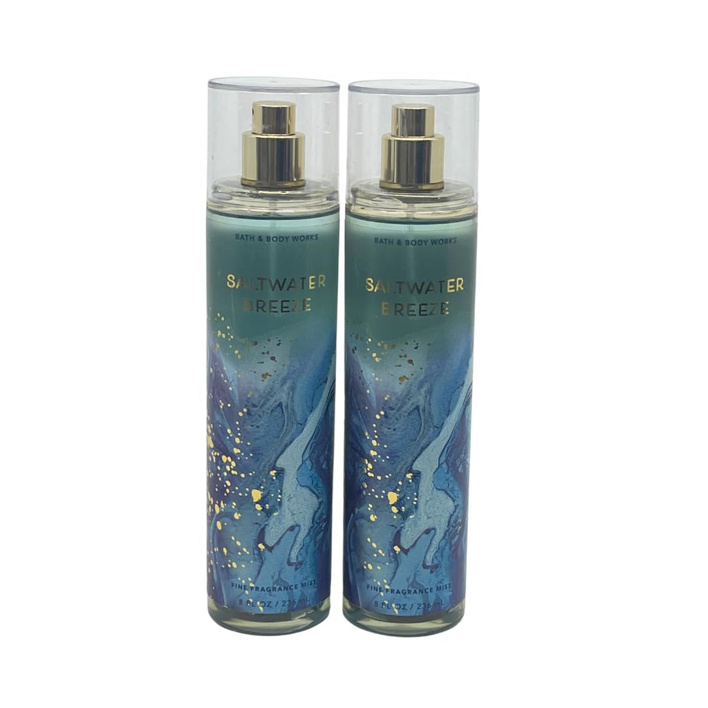 Saltwater Breeze Fine Fragrance Mist 8 oz Pack of 2 G190