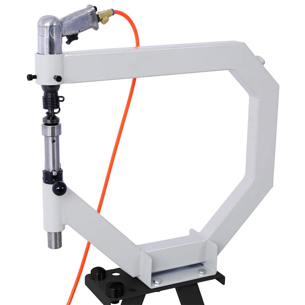 18 Gauge Pneumatic Planishing Hammer with Steel Stand and Foot Pedal L2447