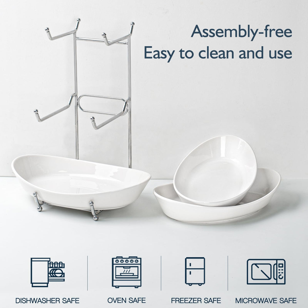 3 Tier Fruit Bowl Basket with Metal Stand N950