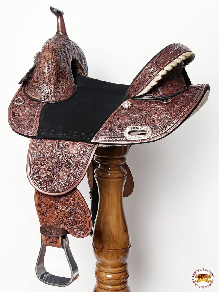 Western Horse Treeless Trail Barrel Saddle Leather U9200