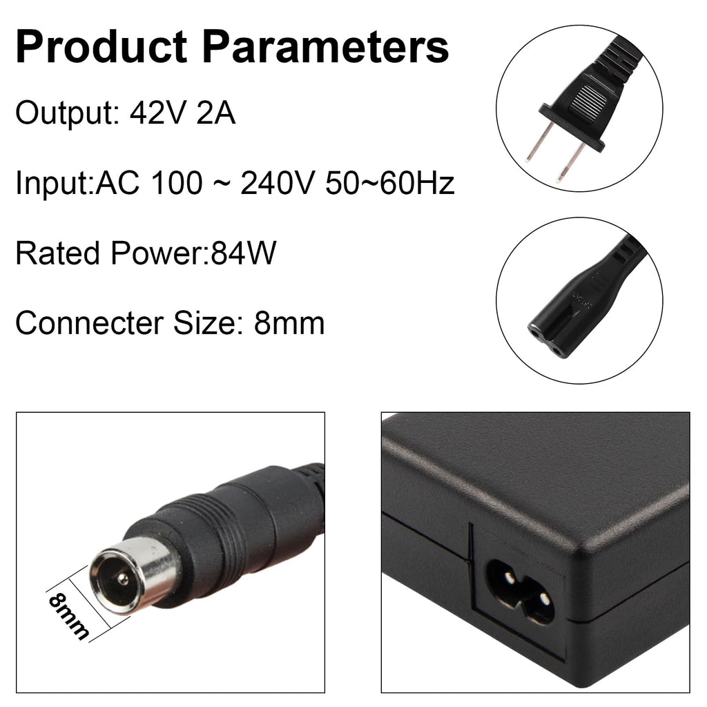 42V 2A Charger for 36V Li-ion Battery B158