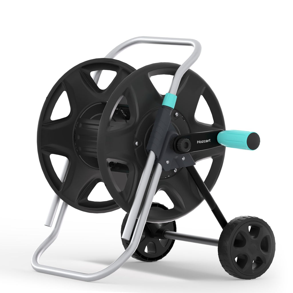 Metal Heavy Duty Garden Hose Reel Cart with Wheels K1063