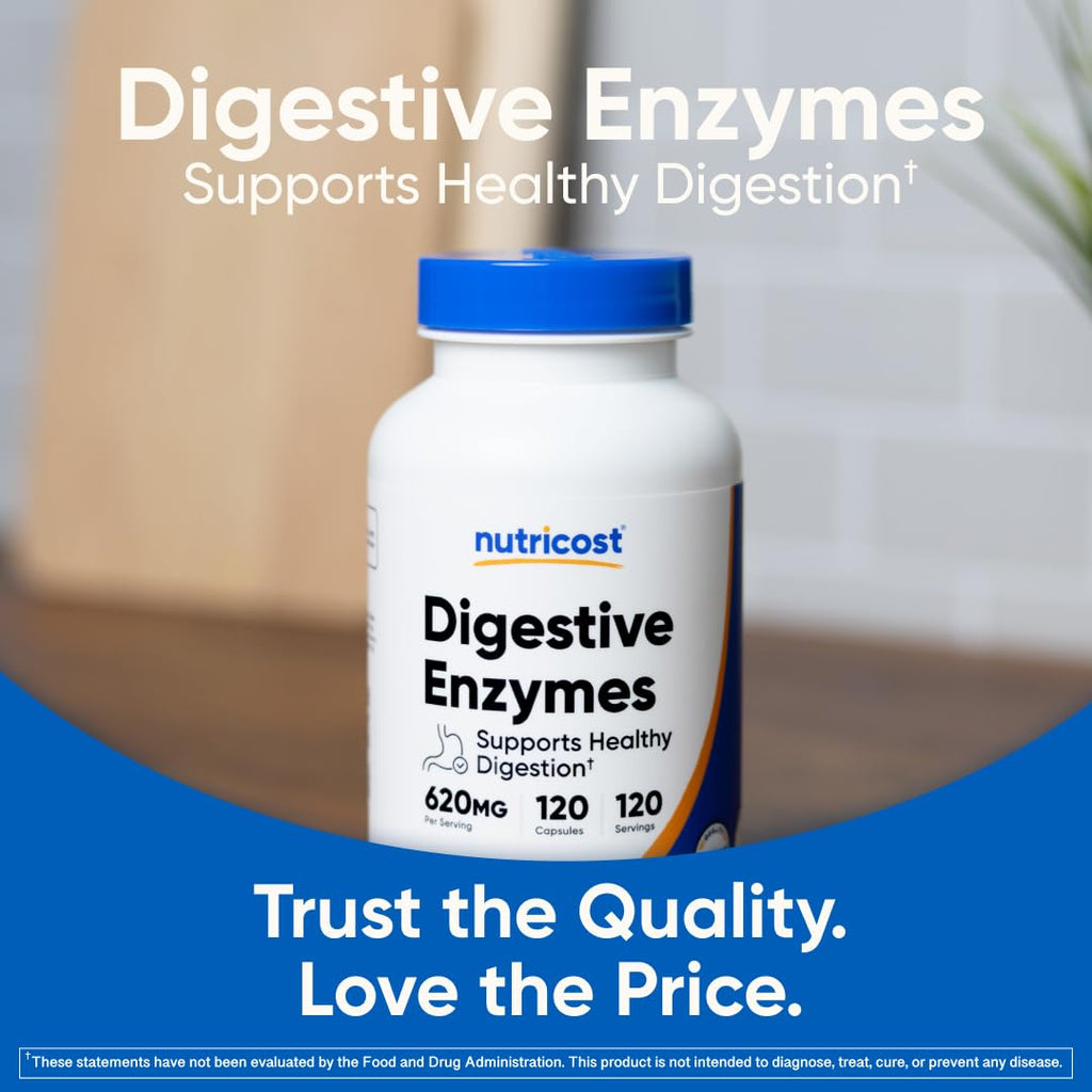 Digestive Enzymes 620mg 120 Capsules Q302057