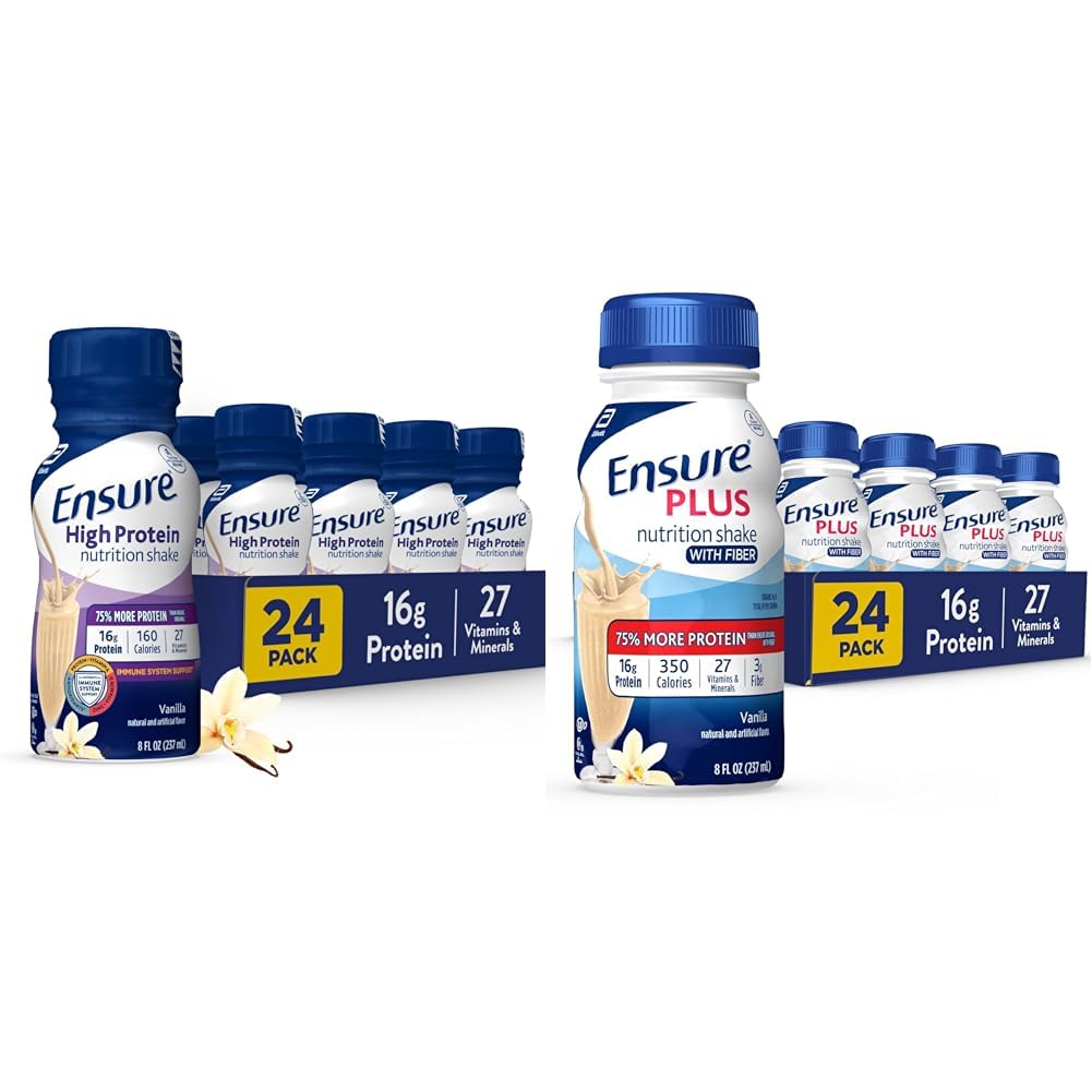 Vanilla Nutrition Shake With Fiber, 24 Pack J911374