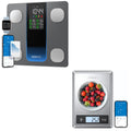 Digital Food Scale and Smart Body Weight Scale with LED Display Z998