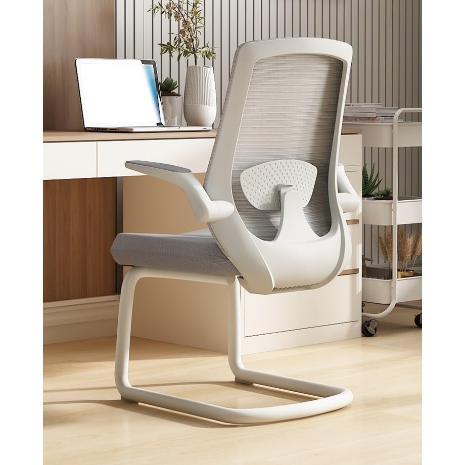 Orange High Back Mesh Office Chair with Adjustable Armrests M210687