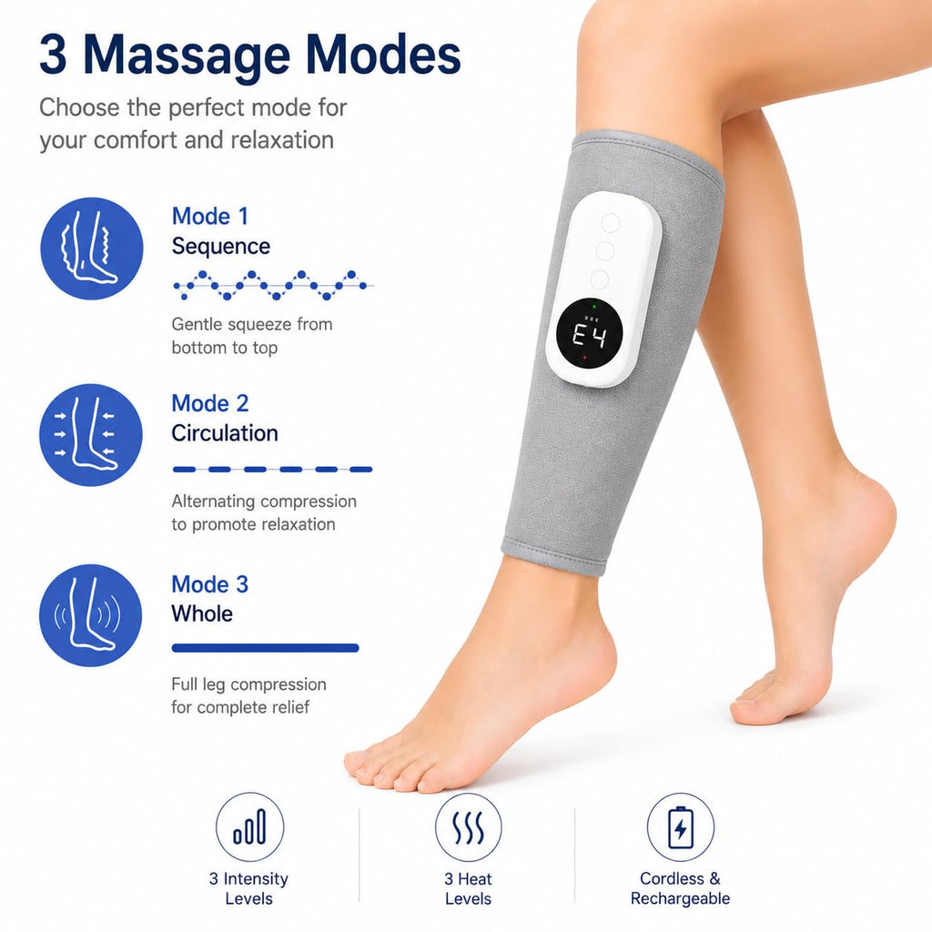 Cordless Air Massage Kneading Leg Massager B6773