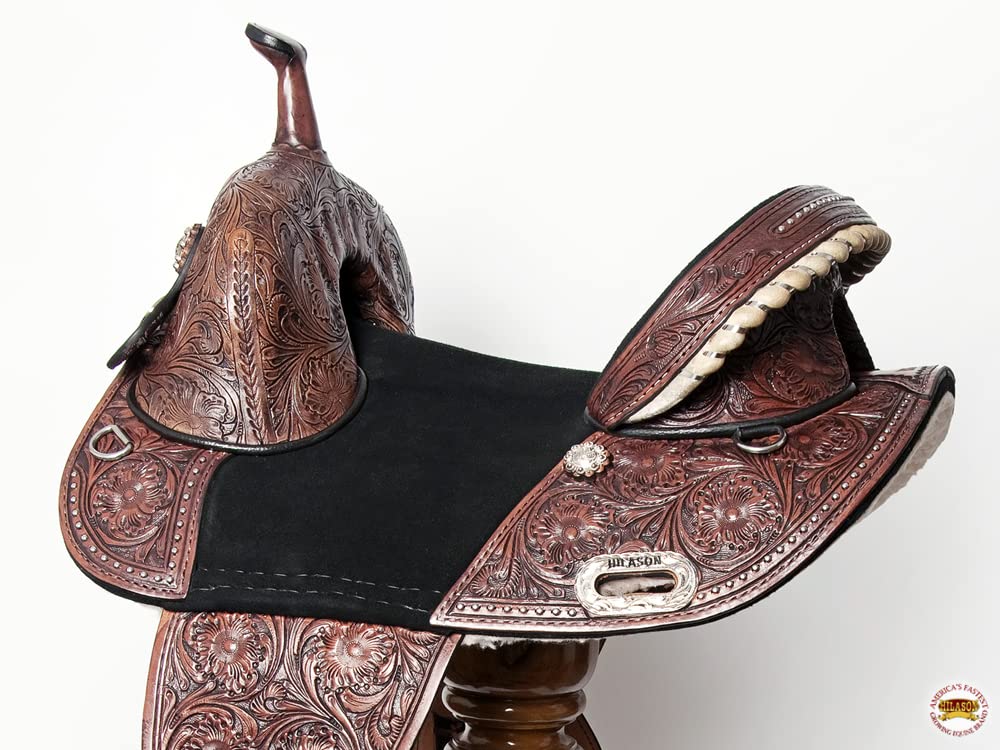 Western Horse Treeless Trail Barrel Saddle Leather U9200