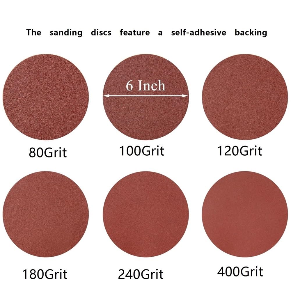 4 X 36 Inch Sanding Belt 6 Inch Self Stick Sanding Disc Set Q29033