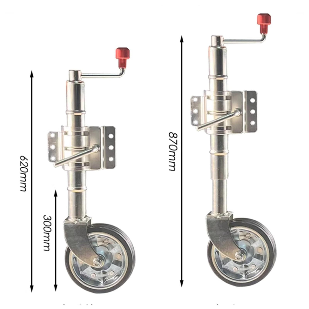 Swivel Trailer Jack with 8in Wheel B34300