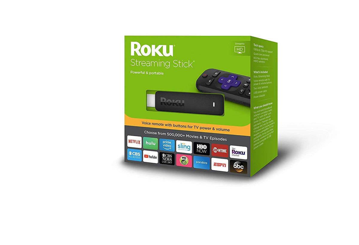 Black Streaming Stick with Voice Remote S5601