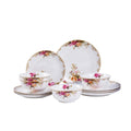 White 12 Piece Porcelain Dinnerware Set X9442