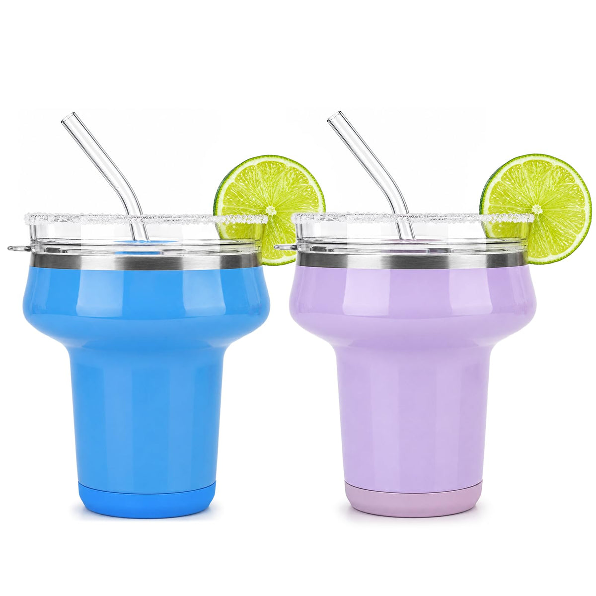 16oz Insulated Tumbler with Lid & Straws W162787