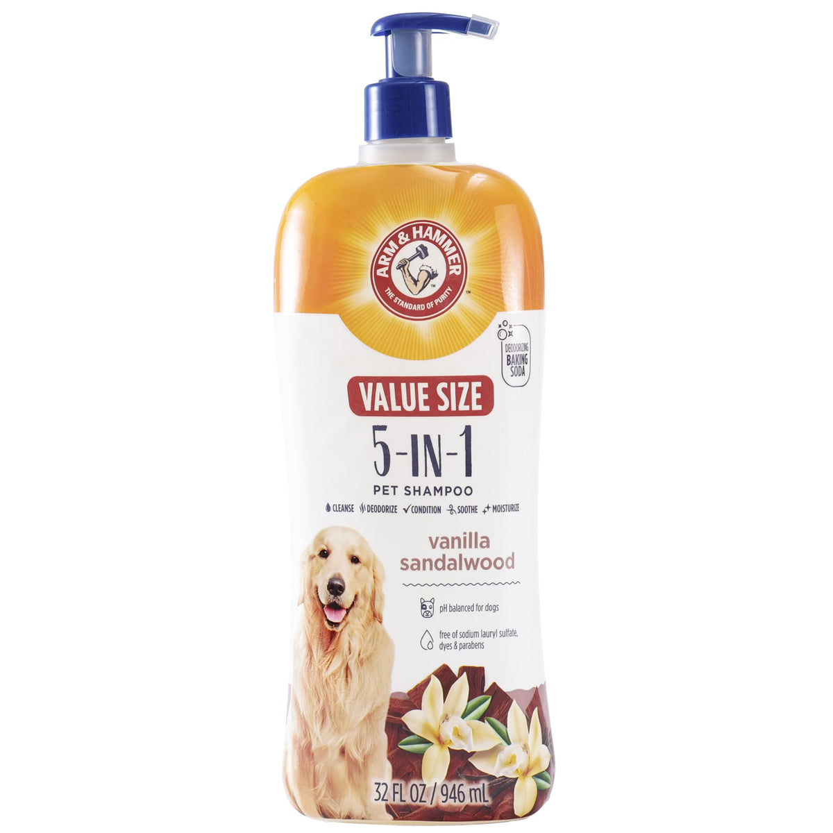 Vanilla Sandalwood Dog Shampoo 32 Fl Oz U819516