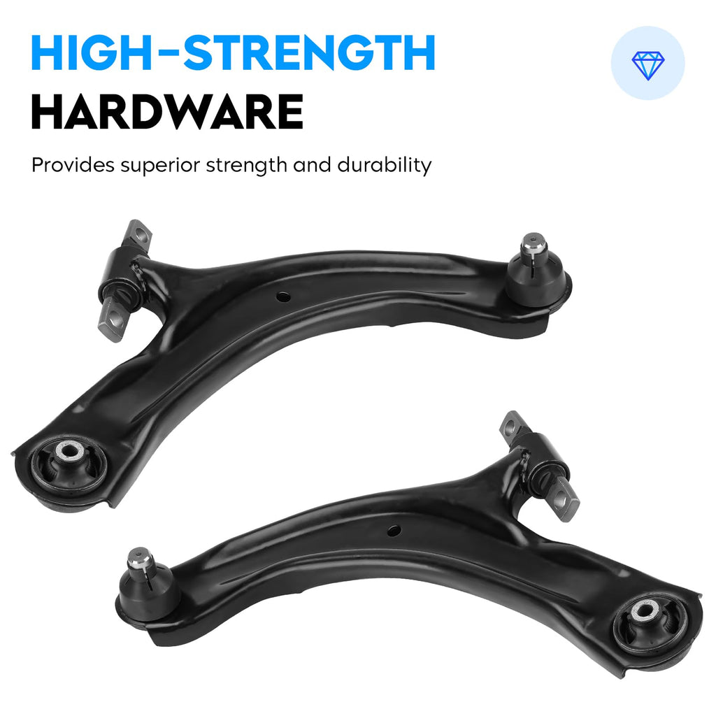 Front Lower Control Arm End Link Sway Bar Tie Rod 8Pcs Suspension Kit H21514