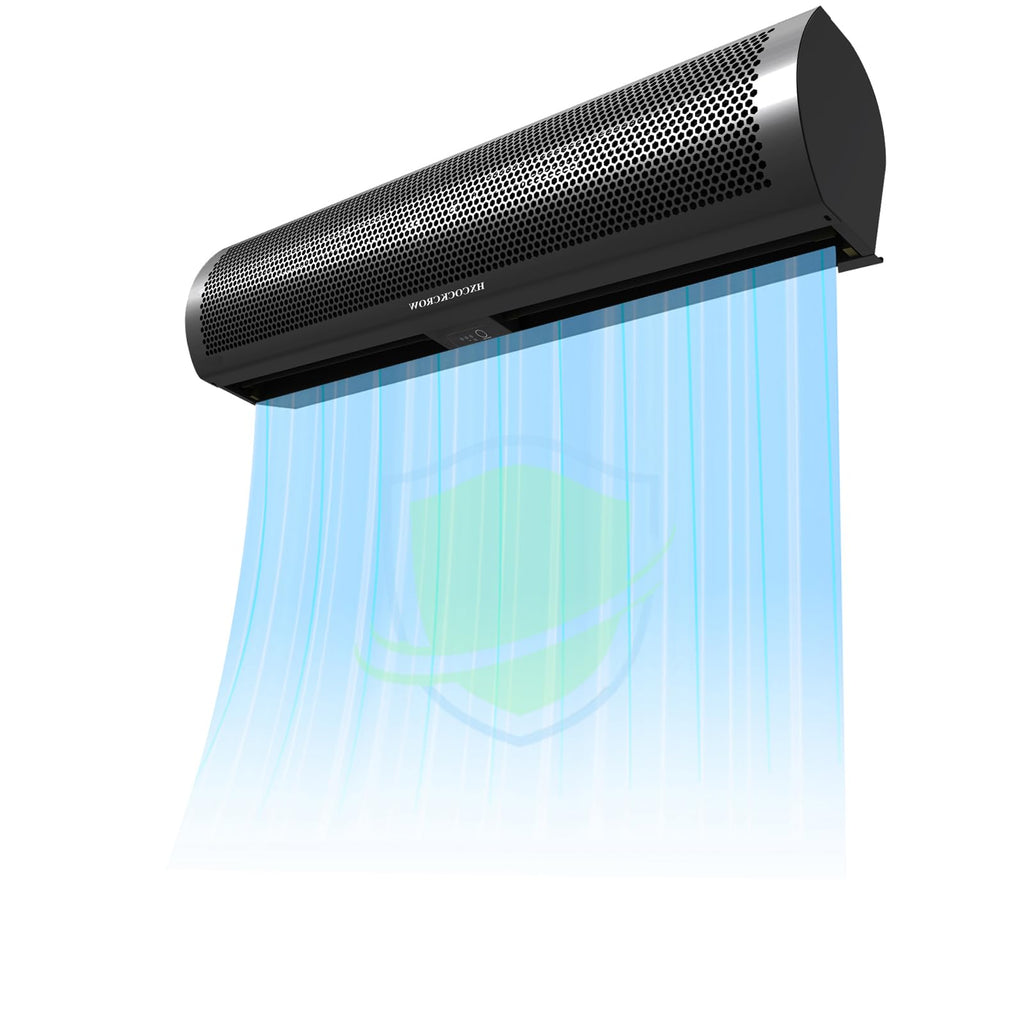 36'' Matte Black 2-Speed Air Curtain U205