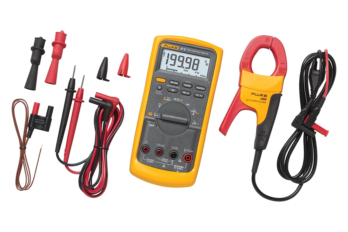 Industrial Digital Multimeter with Current Clamp Kit F18008