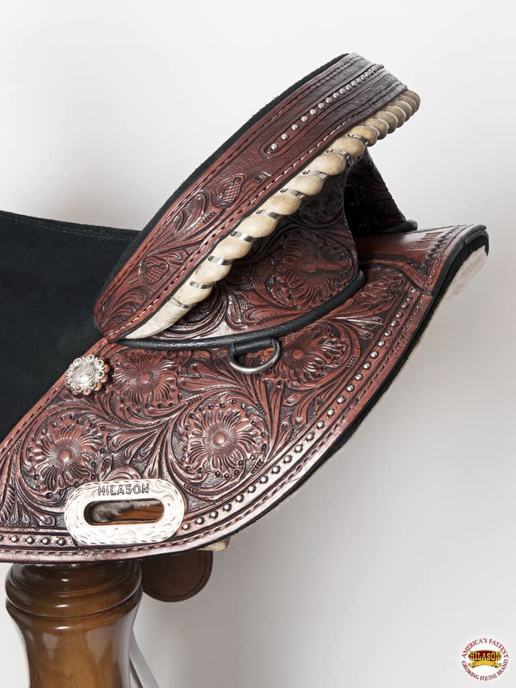 Western Horse Treeless Trail Barrel Saddle Leather U9200