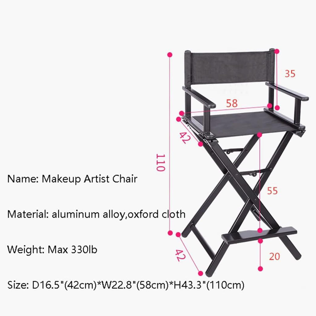 Aluminum Folding High Back Chair with Footrest Z8056