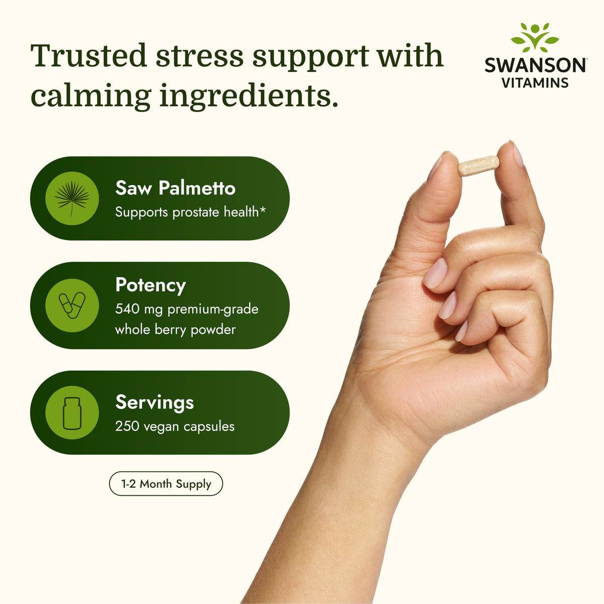 Ashwagandha 250 mg 60 Veggie Capsules H723