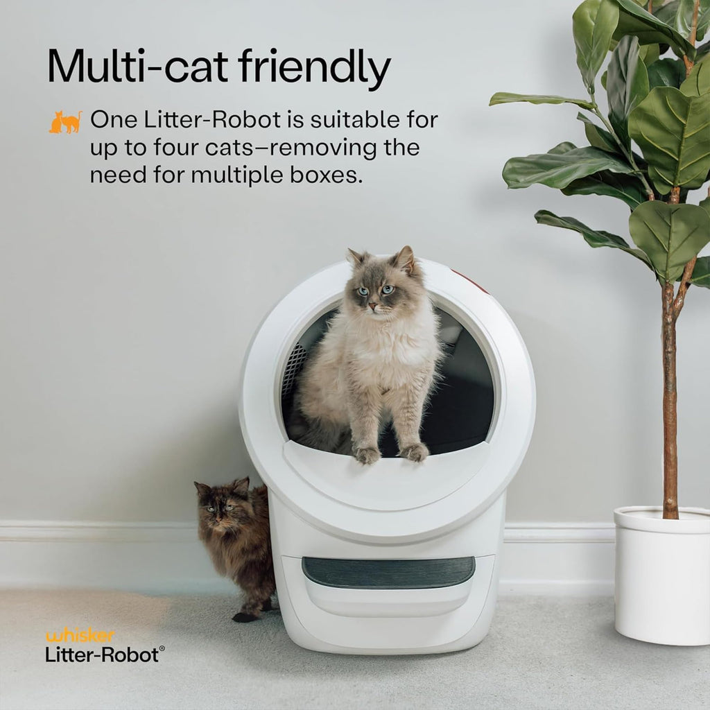 White Automatic Litter Box X45593