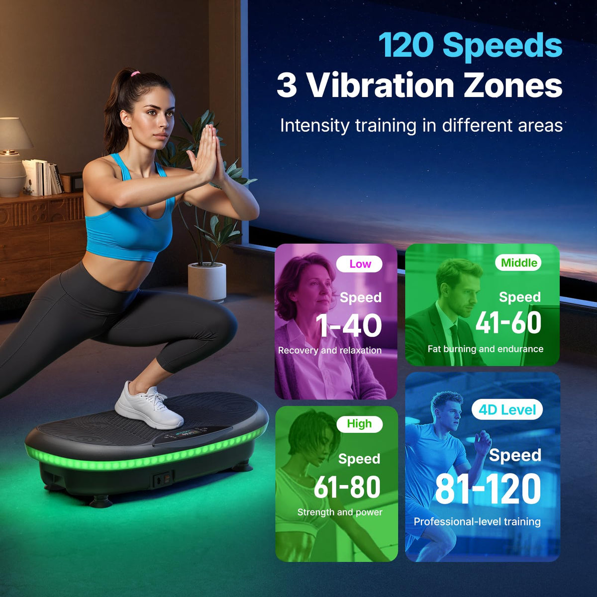 4D Vibration Plate Exercise Machine I473