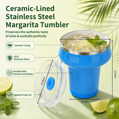 16oz Insulated Tumbler with Lid & Straws W162787