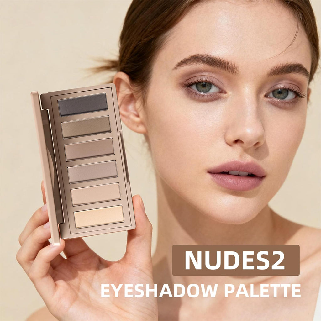 6 Color Matte Neutral Eyeshadow Palette J628681