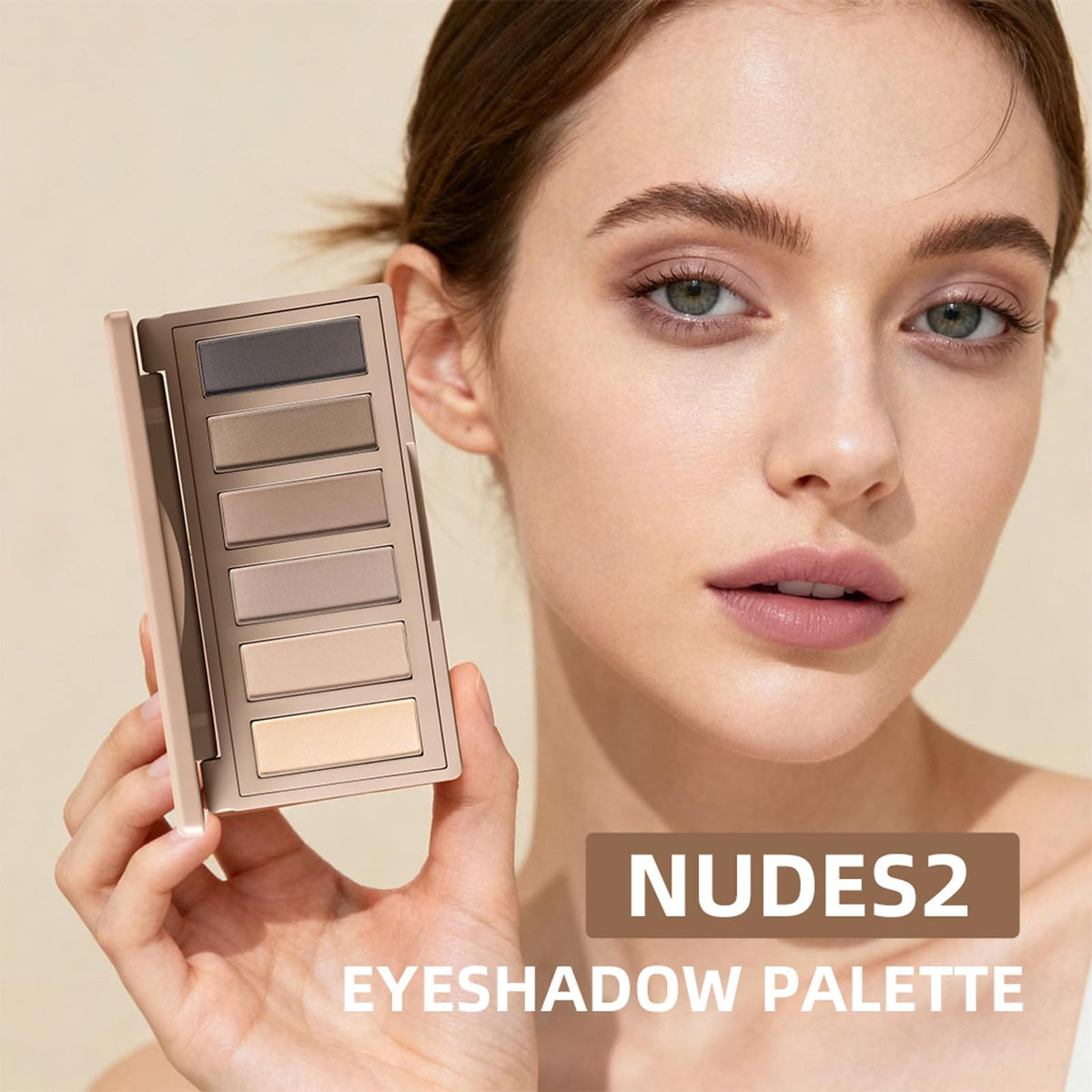 6 Color Matte Neutral Eyeshadow Palette J628681
