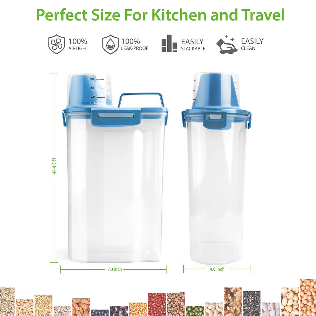 Airtight Rice Storage Container with Measuring Cup Y29157