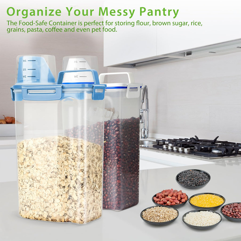 Airtight Rice Storage Container with Measuring Cup Y29157