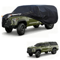 Truck Cover with Camper Shell Topper, Waterproof All Weather with Door Zipper Y465