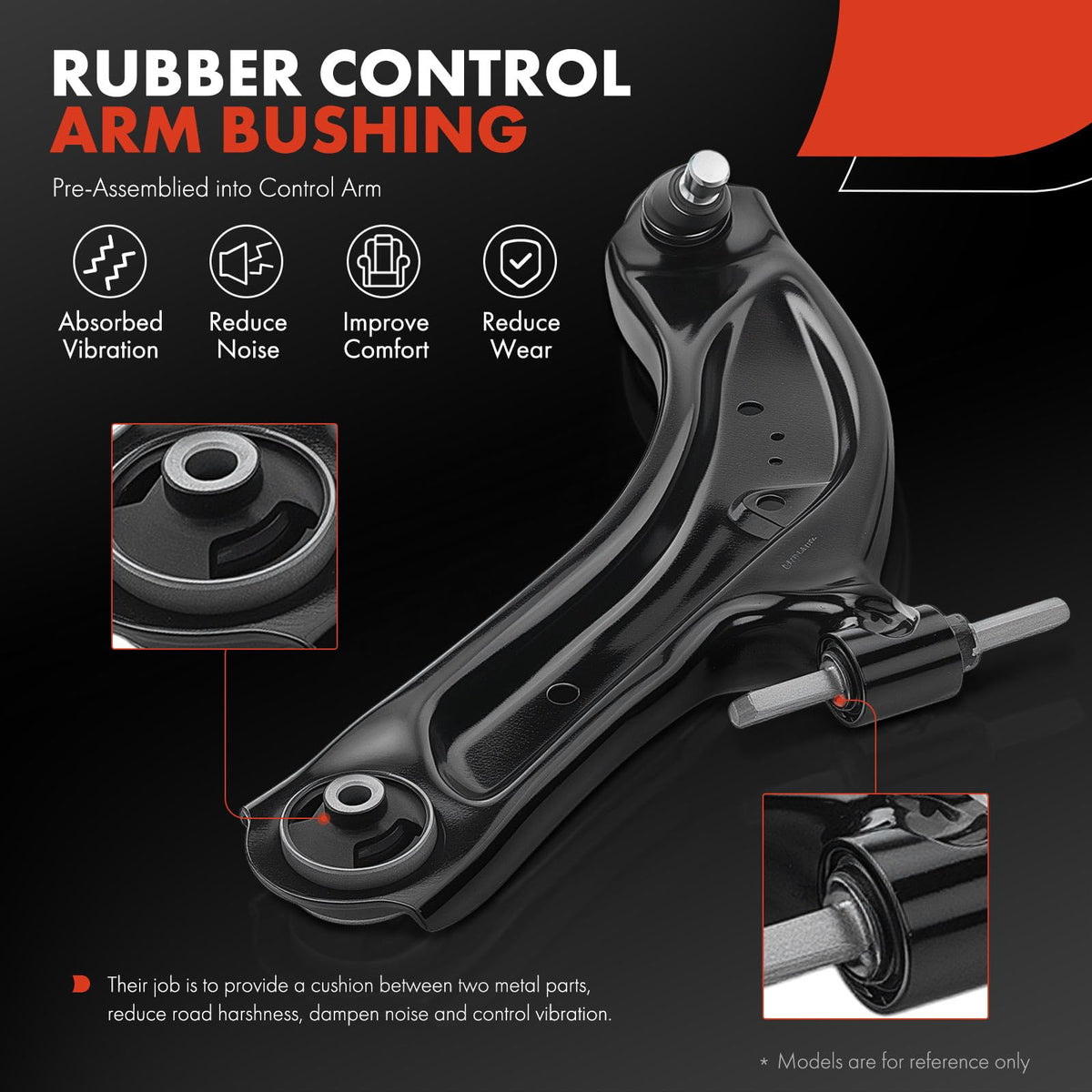 Front Lower Control Arm with Ball Joint & Bushing Z6400