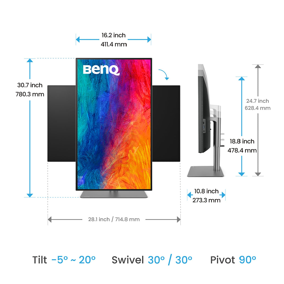 32 Inch 4K IPS Black UHD Thunderbolt Monitor R1117