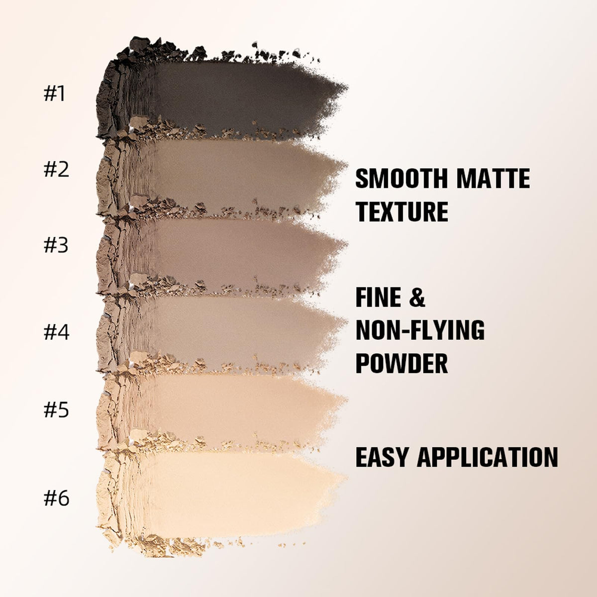 6 Color Matte Neutral Eyeshadow Palette J628681