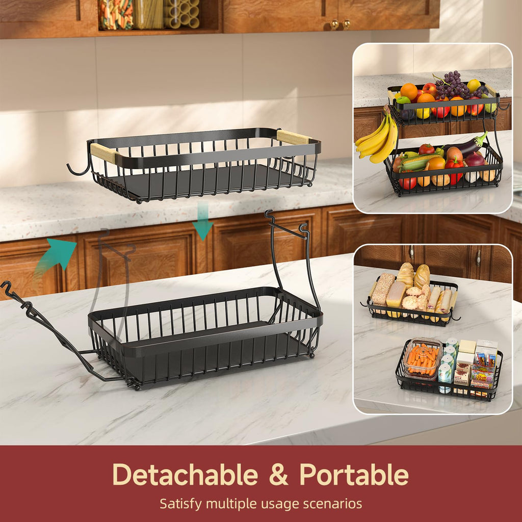 3-Tier Detachable Metal Fruit Basket M704