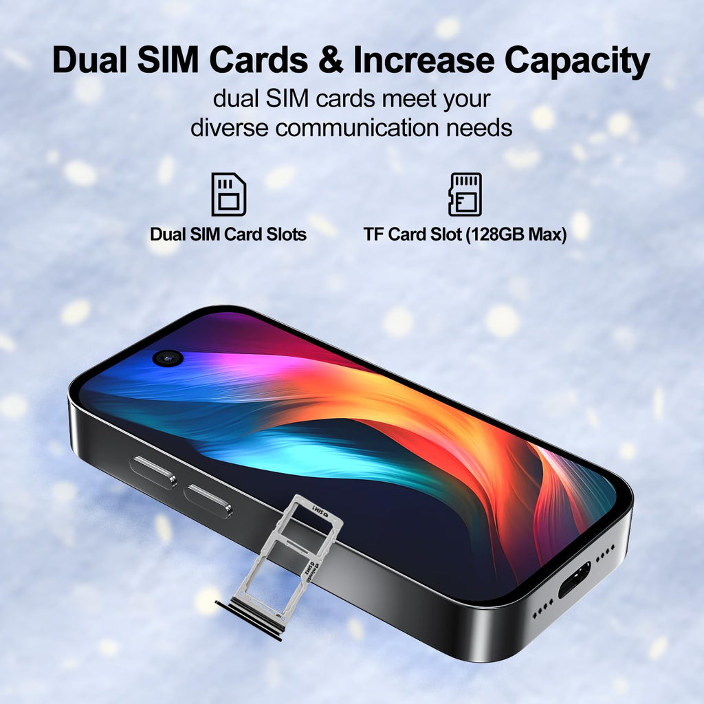 Unlocked 2G Mini Smartphone 2GB+32GB 2800Mah 3.0 Inch Dual SIM Black D551