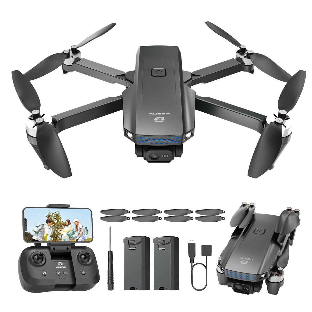 Camera Drone with 2 Batteries X534204