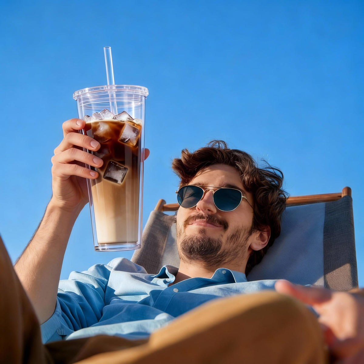 24oz Insulated Tumbler with Lid and Straw K8012