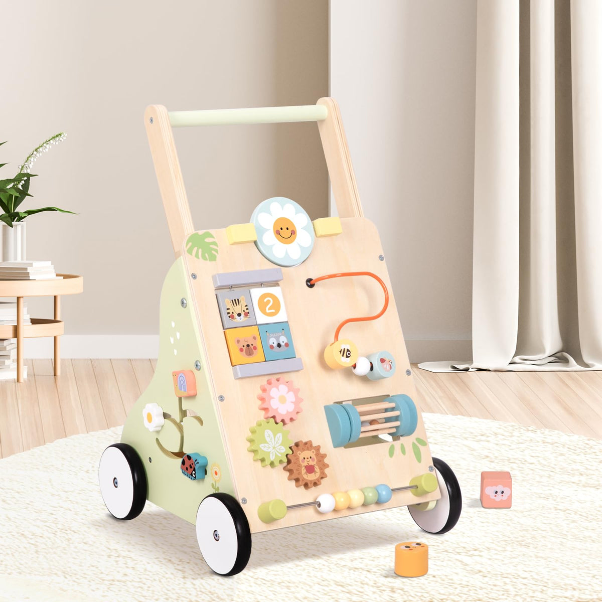 Wooden Baby Walker with Wheels Z15392