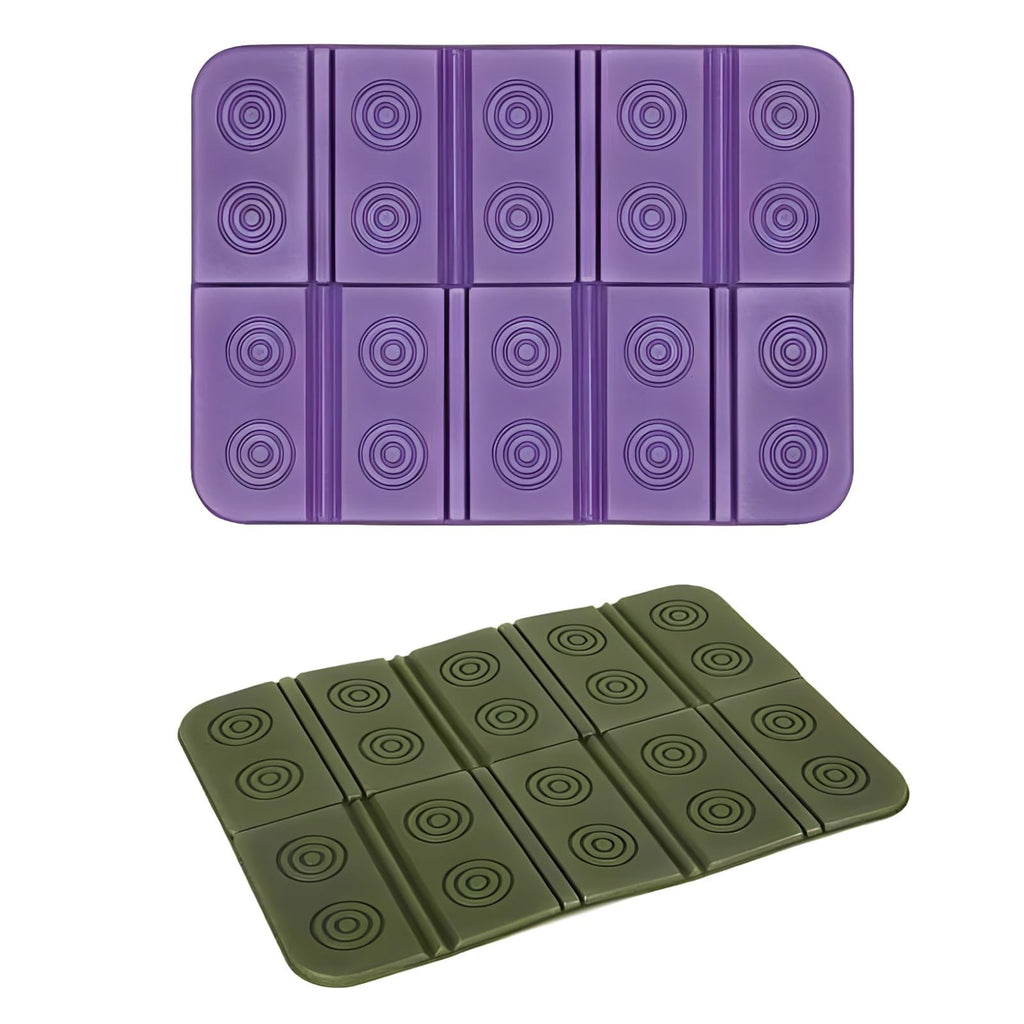 2 Pcs Waterproof Foam Camping Mat and Seat Cushion X660430